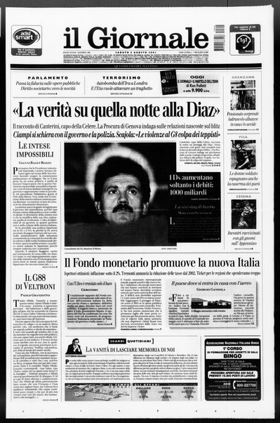 Il giornale : quotidiano del mattino